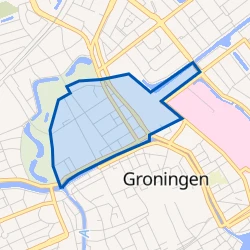 Kaart van Hortusbuurt-Ebbingekwartier