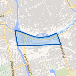 Kaart van Stationsgebied