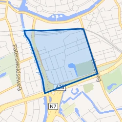 Kaart van Rivierenbuurt