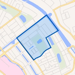 Kaart van Vogelbuurt