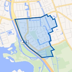 Kaart van De Wijert-Zuid