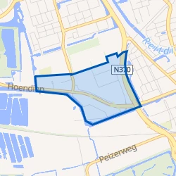 Kaart van Hoendiep