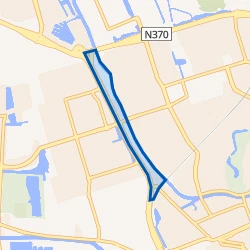 Kaart van Friesestraatweg