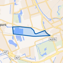 Kaartje van De Suikerzijde-Noord