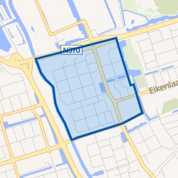 Kaart van Paddepoel-Noord