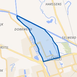 Kaartje van Zernike Campus