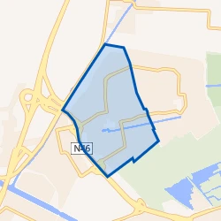 Kaart van Beijum-West