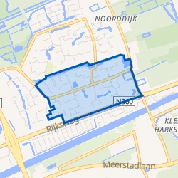Kaart van Lewenborg-Zuid