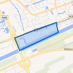 Kaart van Ruischerwaard