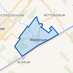 Kaart van Woltersum