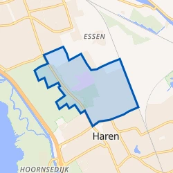 Kaart van Haren-Noord