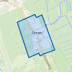 Kaart van Onnen Dorp
