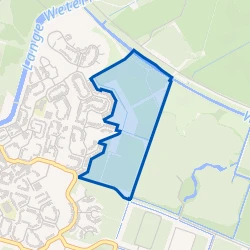 Kaartje van Bosgebied De Grienden