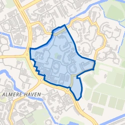 Kaart van Ambachtsmark, Vrijmark en Zuidmark