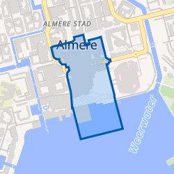 Kaart van Centrum Stad Zuidoost