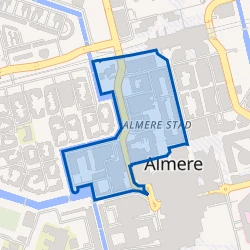 Kaart van Centrum Stad West
