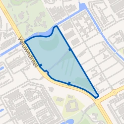 Kaartje van Ebenezer Howardpark