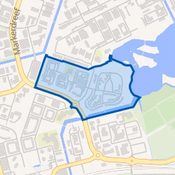 Kaart van Waterwijk Zuid