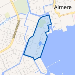 Kaart van Stedenwijk Midden-oost