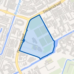Kaartje van De Korver Sportpark en Annapark