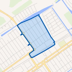 Kaart van Oostvaardersbuurt West