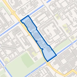 Kaart van Bedrijventerrein Molenbuurt