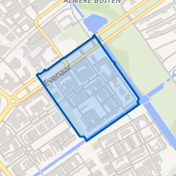 Kaart van Bloemenbuurt Noord