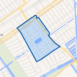 Kaart van Regenboogbuurt Noord en Oost