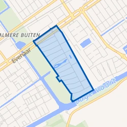 Kaart van Regenboogbuurt West