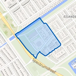 Kaart van Bedrijventerrein De Rederij