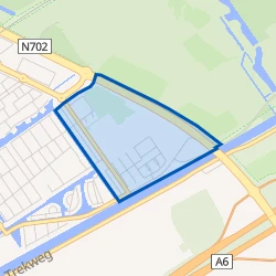 Kaart van Stripheldenbuurt Oost