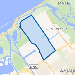 Kaartje van Bedrijventerrein De Vaart 4-6
