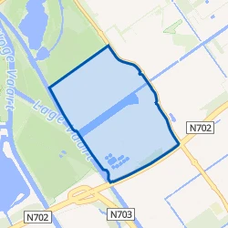Kaartje van Bedrijventerrein De Vaart 1-3