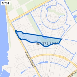 Kaart van Columbuskwartier Zuid