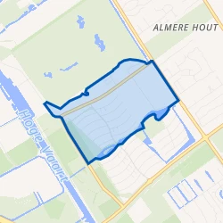 Kaart van Vogelhorst Noord