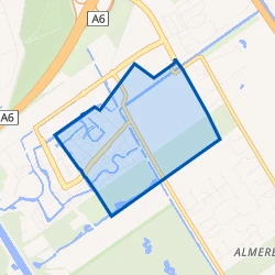 Kaart van Nobelhorst Oost