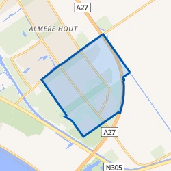 Kaart van Oosterwold Zuid