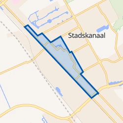 Kaart van Stadskanaal Centrum