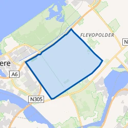 Kaart van Middengebied