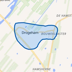 Kaart van Drogeham