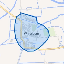 Kaart van Wijnaldum