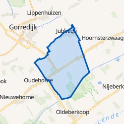 Kaart van Jubbega