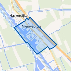 Kaart van Nieuwebrug