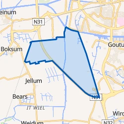Kaartje van Buitengebied De Zwette