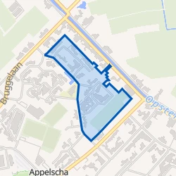 Kaart van Appelscha-Midden West