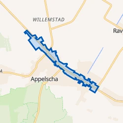 Kaart van Appelscha-Vaart