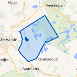 Kaart van Fochteloo-Buitengebied