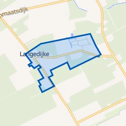 Kaart van Langedijke