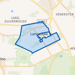 Kaart van Langedijke-Buitengebied