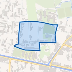 Kaart van Oosterwolde-Weemeweg